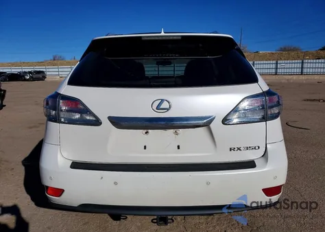 2011 Lexus Rx 350 z USA, uszkodzony, nr VIN 2T2BK1BA0BC100067